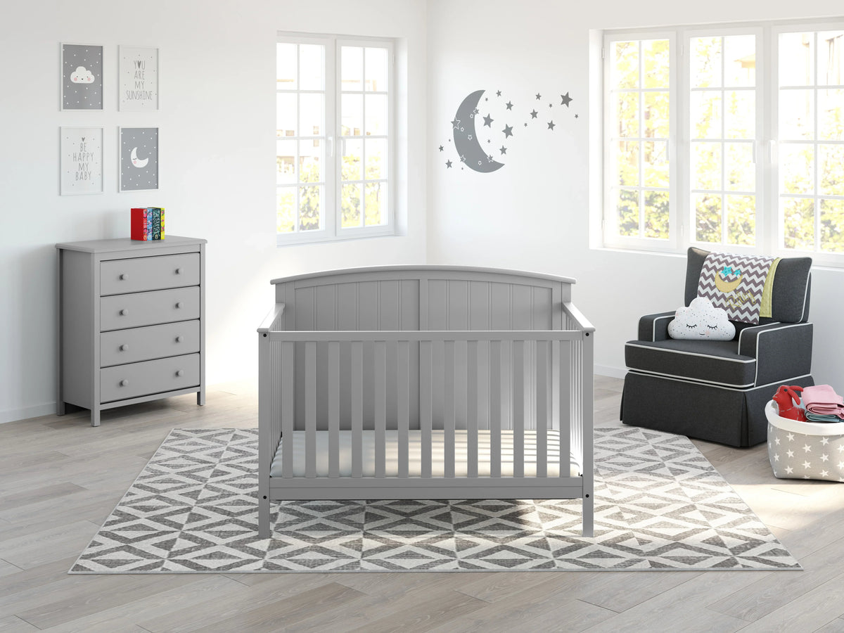 Storkcraft Alpine 4 Drawer Nursery Dresser, White