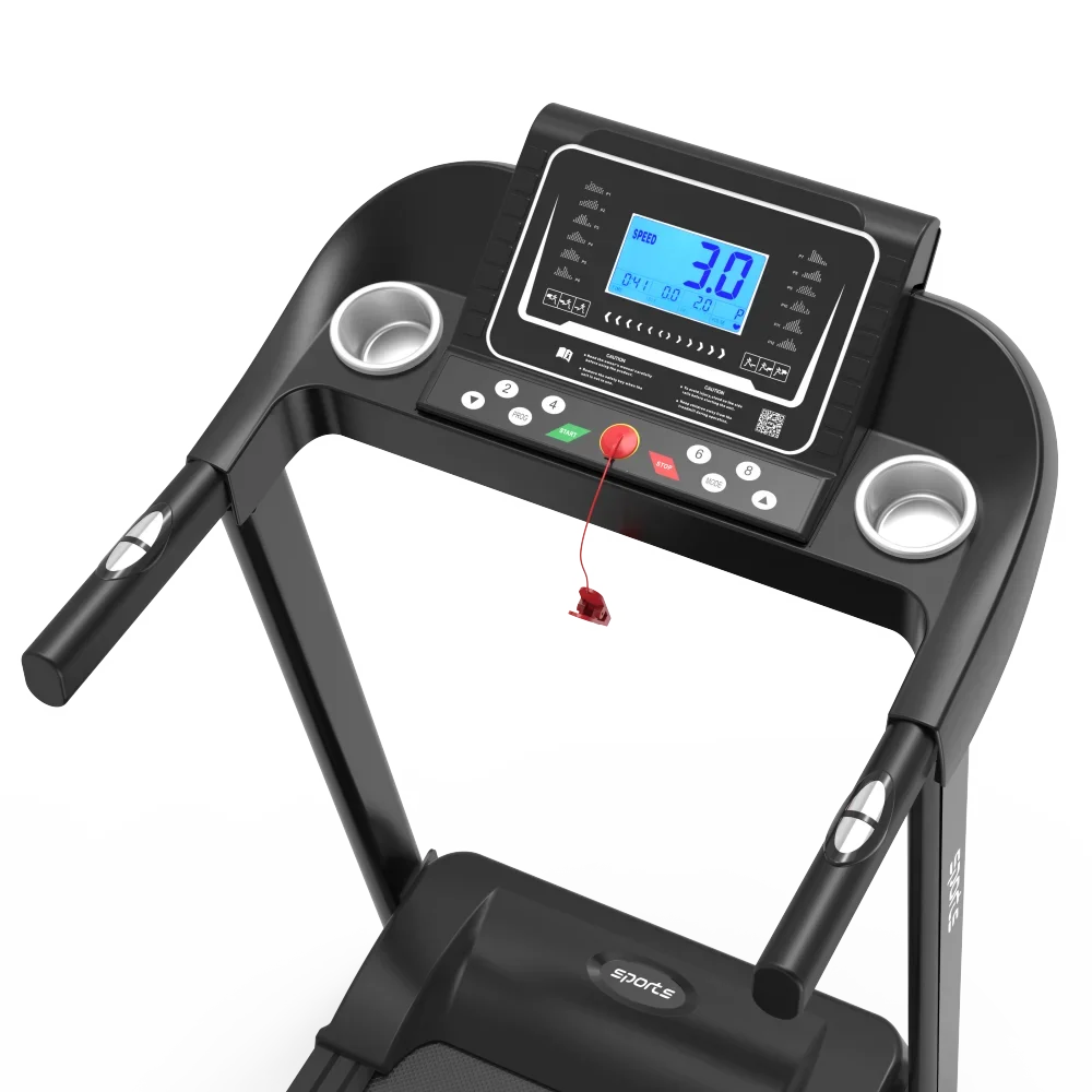 Holaki Home Foldable Treadmill with Incline, Folding Treadmill for Home Workout, Electric Walking Running Treadmill Machine 5" LCD Screen 250 LB Capacity Bluetooth Music