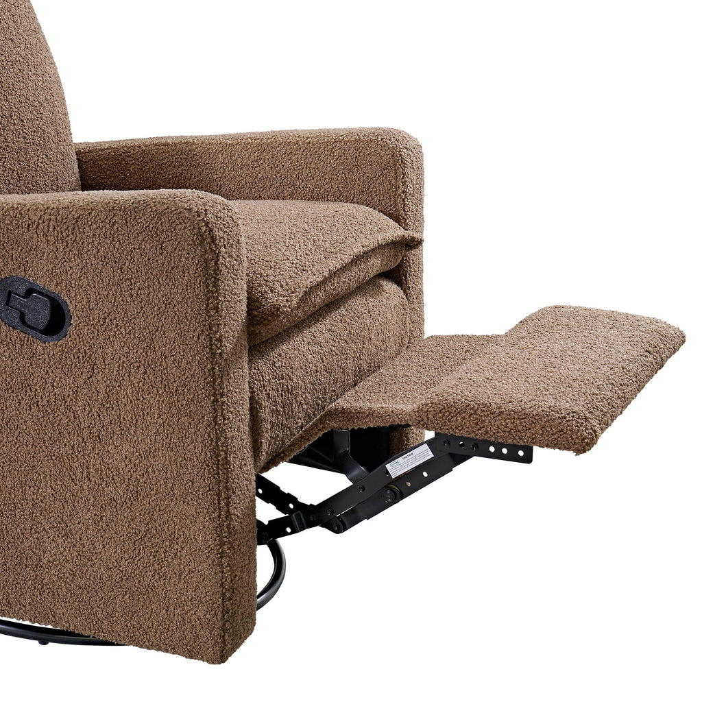 Soho Baby Coventry Glider Recliner Boucle White