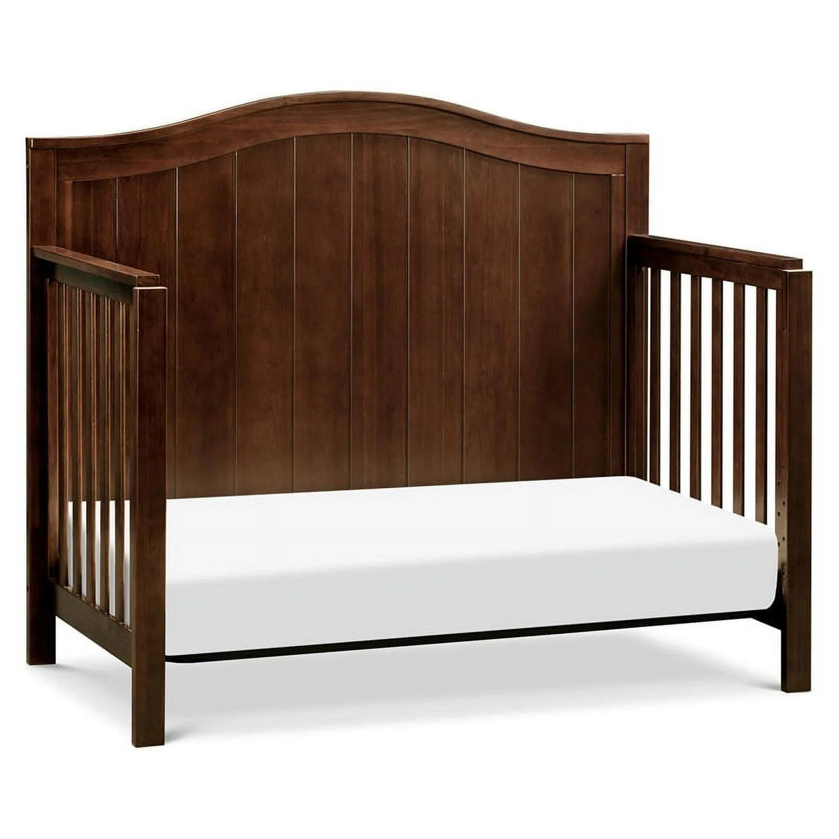 Davinci Aspen Modern Pine Wood and MDF 4-In-1 Convertible Crib in Espresso