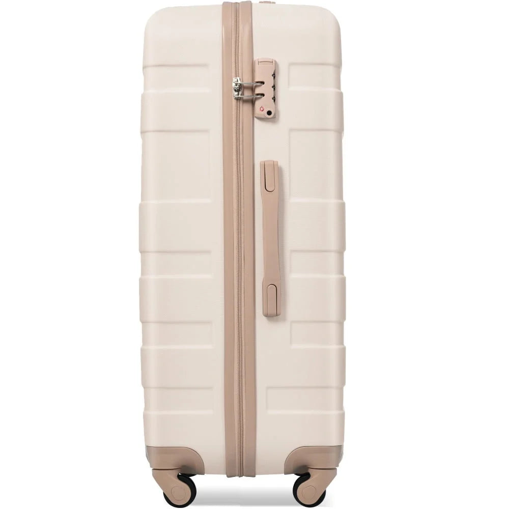 Luggage Sets 4 Piece, ABS Durable Suitcase with Travel Bag, Carry On Luggage Suitcase Set with 360" Spinner Wheels