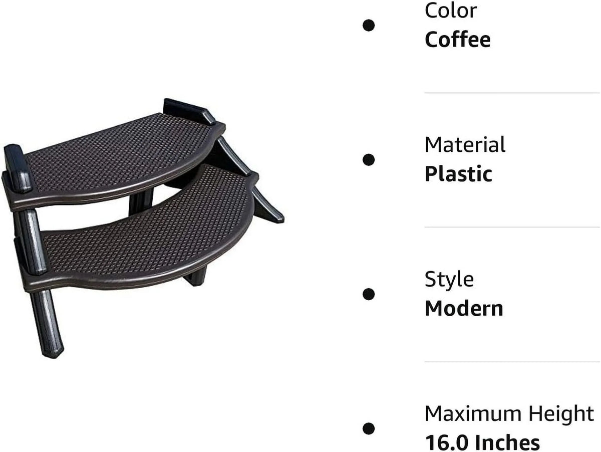 Confer Edge Spa and Hot Tub Step Black