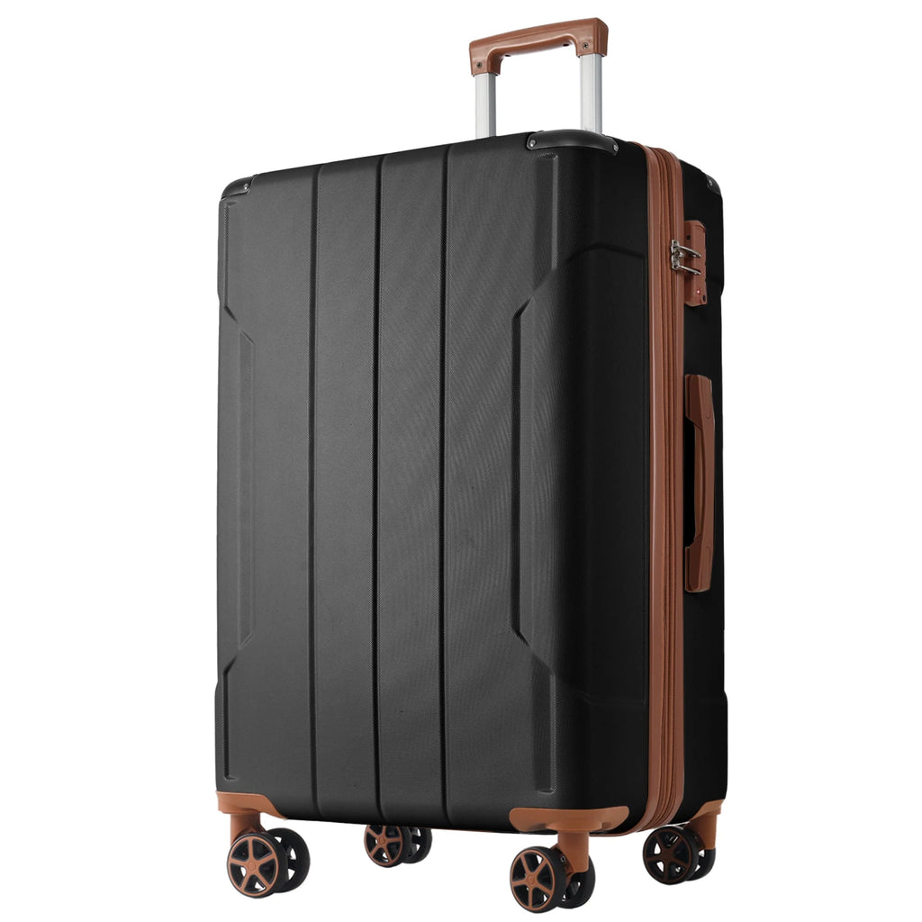 Luggage Sets 3 Piece, Expandable Hard shell ABS Suitcases with Double Spinner, Travel luggage Set