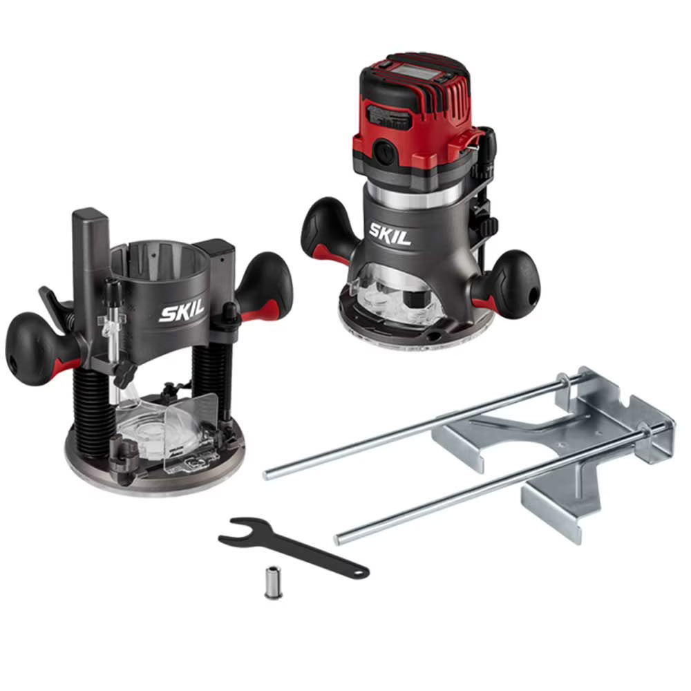 SKIL RT1322-00 14 Amp Corded Plunge Fixed Base Woodworking Router