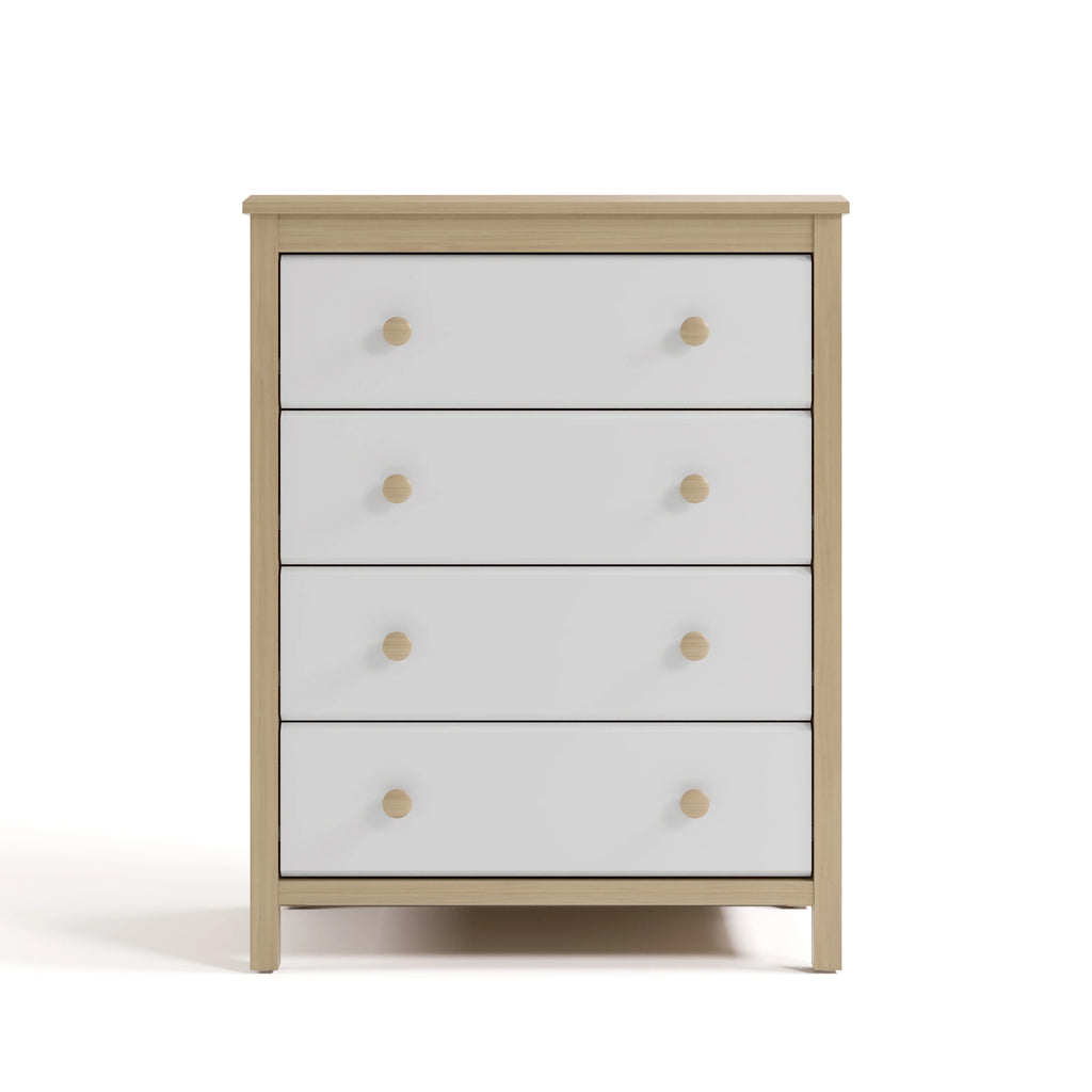 Storkcraft Alpine 4 Drawer Nursery Dresser, White