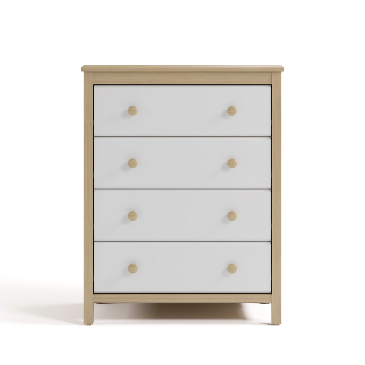 Storkcraft Alpine 4 Drawer Nursery Dresser, White