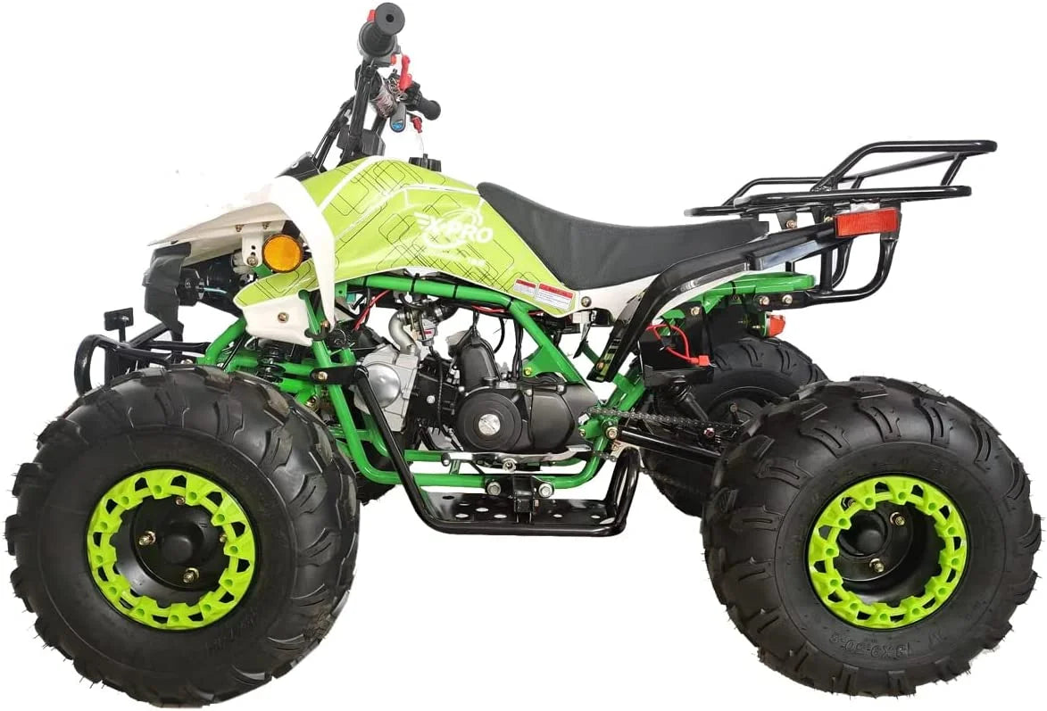 X-Pro Brand 125cc ATV with Automatic LED Headlights