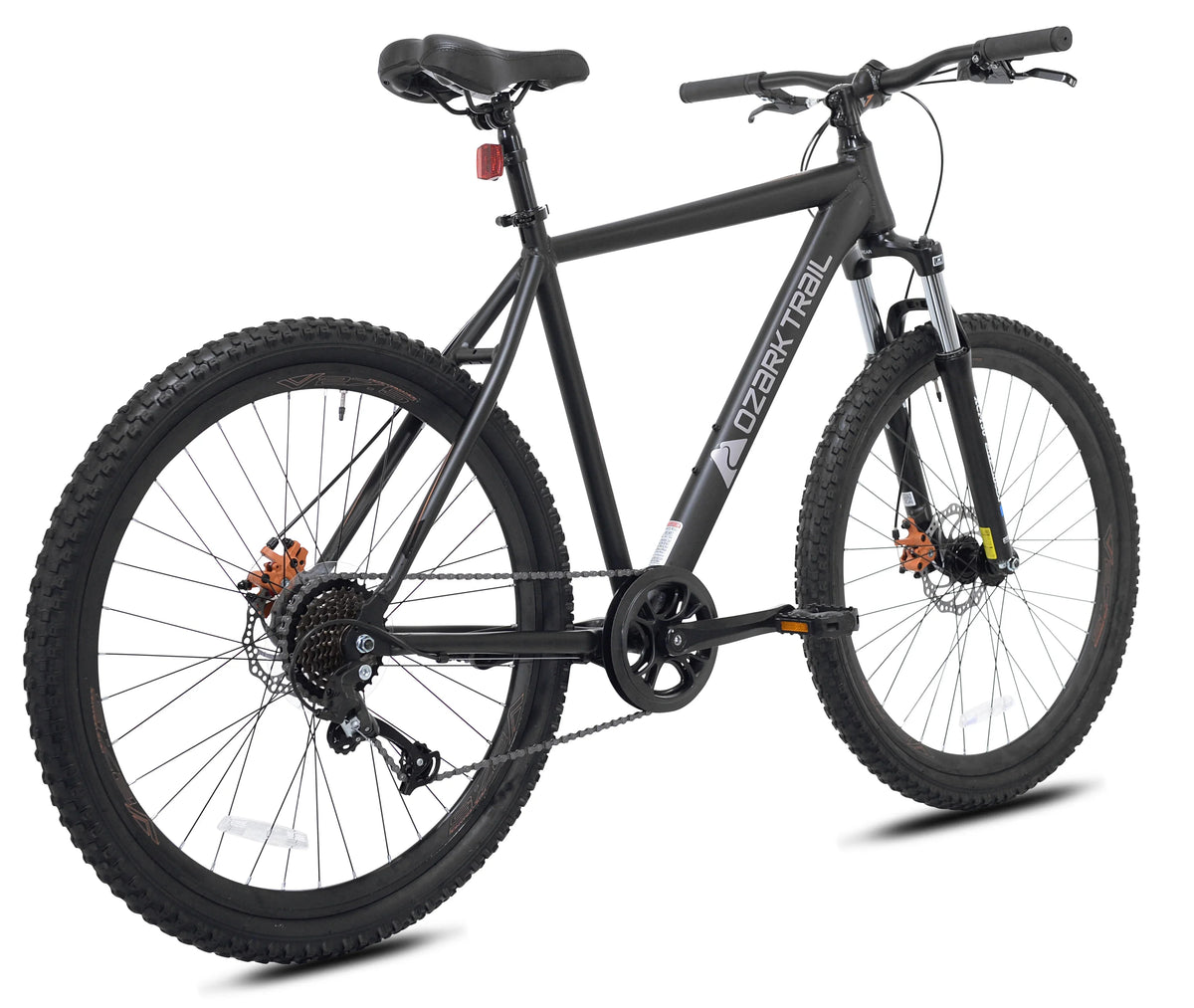 Ozark Trail 27.5" Vibe Mountain Bicycle, Small Frame, Fits Riders 5'0" - 5'6", Black, Adult, Unisex