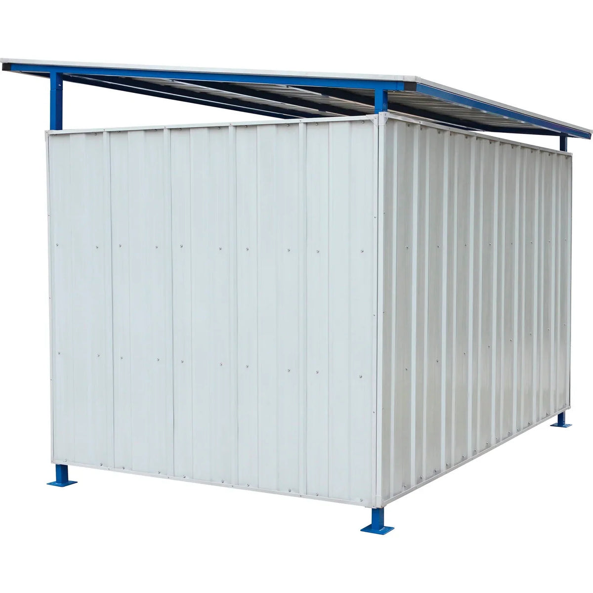 Global Industrial 708408 16 Bike Outdoor Bike Storage Shelter - 120 x 95.5 x 90.06 in.