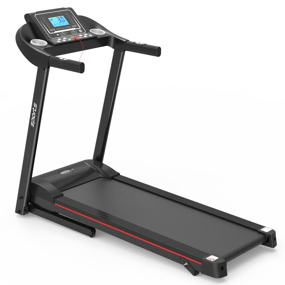 Holaki Home Foldable Treadmill with Incline, Folding Treadmill for Home Workout, Electric Walking Running Treadmill Machine 5" LCD Screen 250 LB Capacity Bluetooth Music