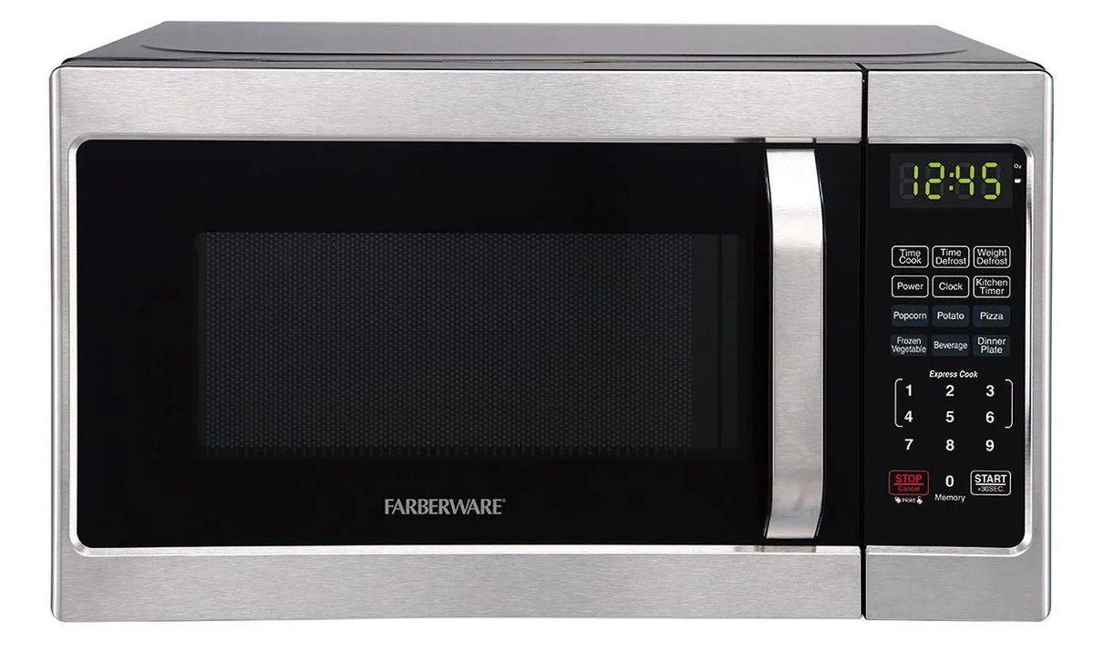 Farberware 1.1 Cu. Ft. 1000-Watt Compact Microwave Oven, Black
