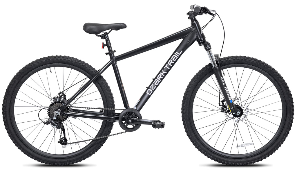 Ozark Trail 27.5" Vibe Mountain Bicycle, Small Frame, Fits Riders 5'0" - 5'6", Black, Adult, Unisex