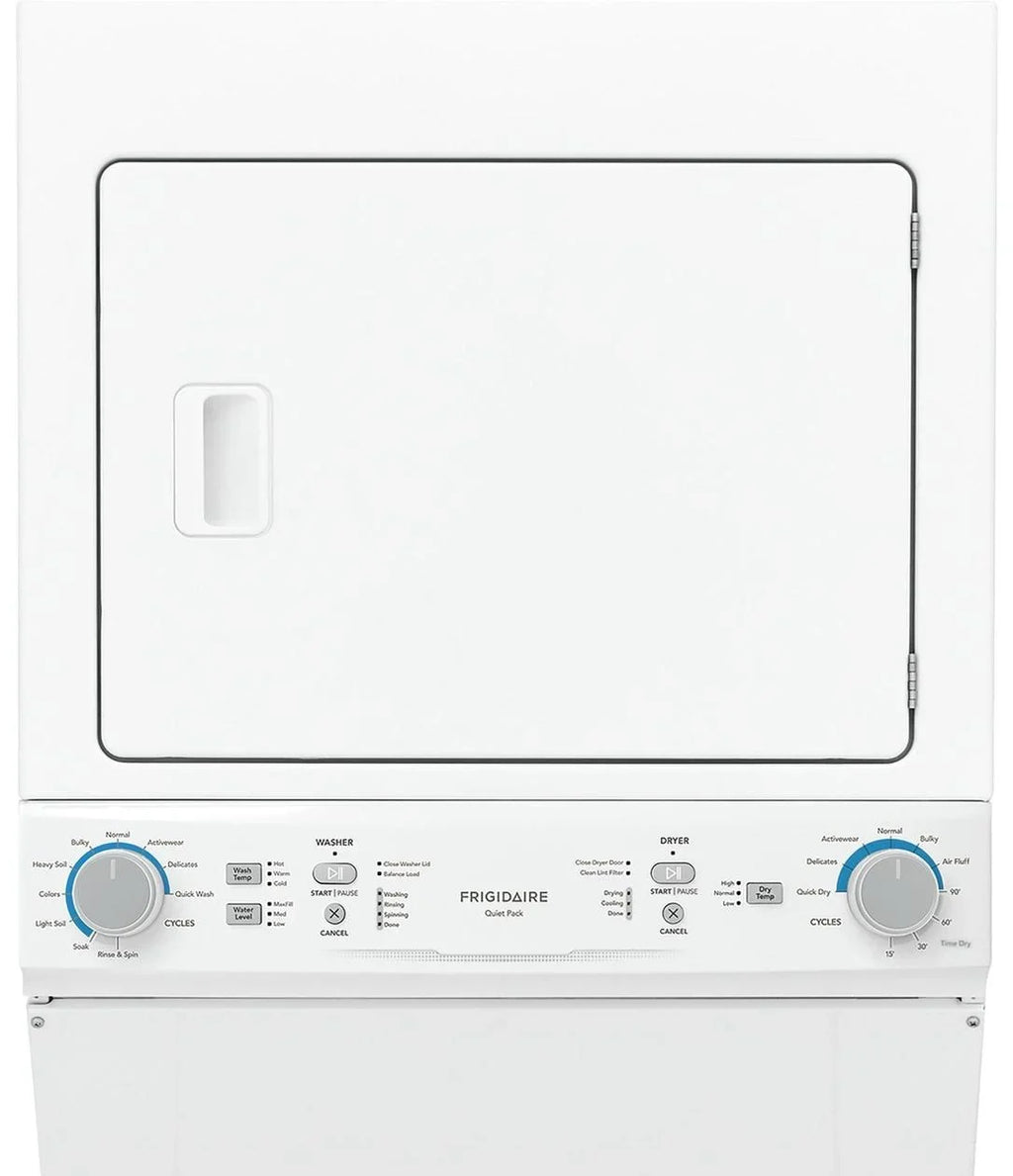 Frigidaire 5.5 Cu. Ft. 120 V White Electric Washer & Dryer