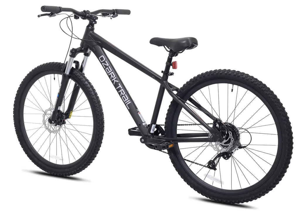 Ozark Trail 27.5" Vibe Mountain Bicycle, Small Frame, Fits Riders 5'0" - 5'6", Black, Adult, Unisex