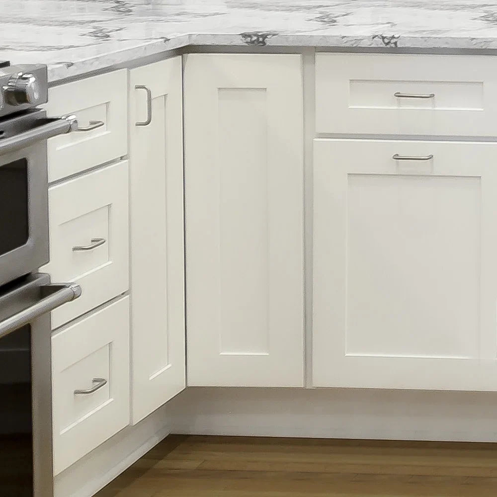 Design House Brookings Solid Wood Ready to Assemble 15"W x 24"H x 12"D Tall Shaker Wall Kitchen Cabinet, White