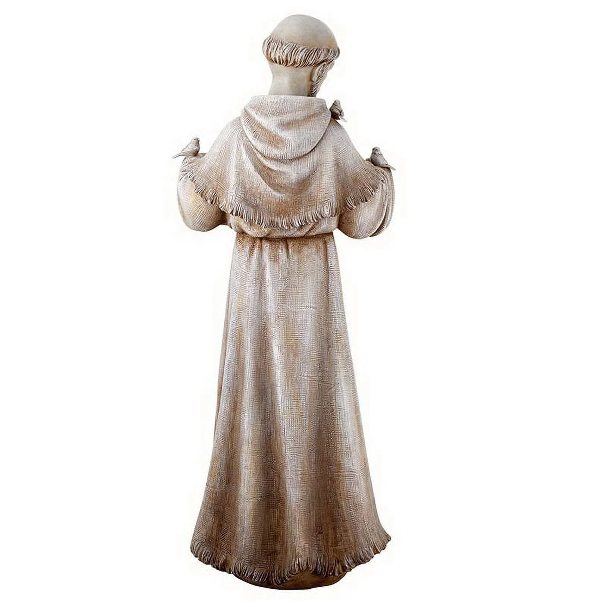 Saint Francis Bird Bath & Feeder Statue, Outdoor D"?cor, 24 Inches