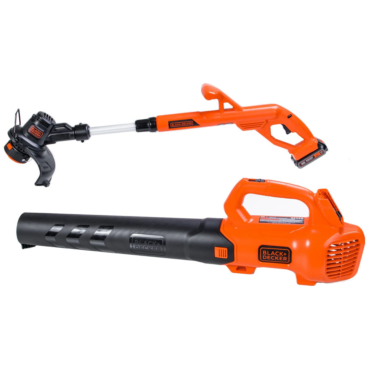 BLACK+DECKER 20V MAX* Leaf Blower and String Trimmer Combo Kit, (BCK279D2)
