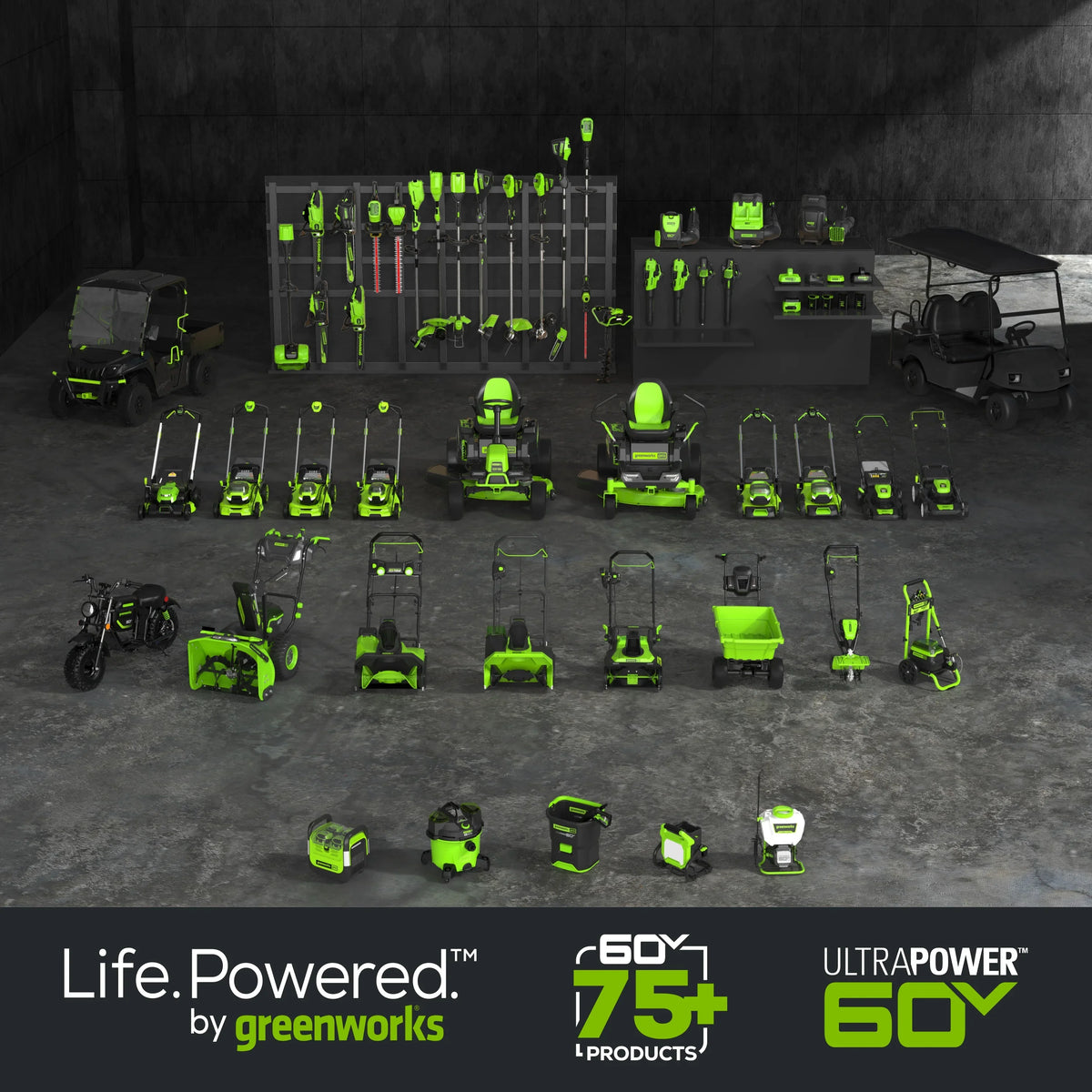 Greenworks 60V 16" 1.5kW Brushless Chainsaw with 2.5 Ah Battery & 3 Amp Charger 2028602