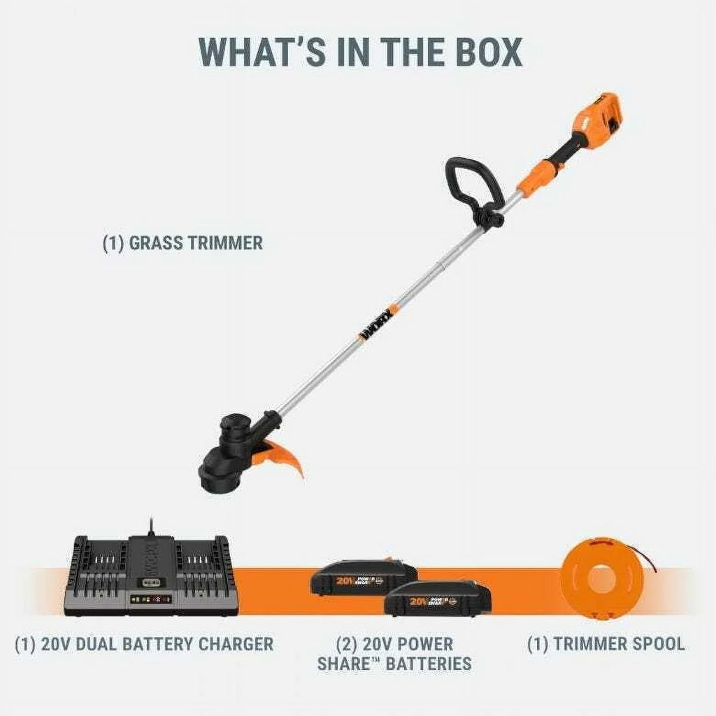 Worx WG183 40V 13" Cordless String Trimmer