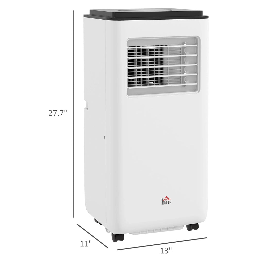 HOMCOM 8000 BTU 344 Sq Ft Portable Air Conditioner, Black