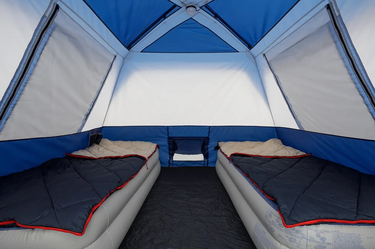 Ozark Trail 8' x 7' 4-Person Instant Cabin Tent with LED Lighted Hub, 19 lbs