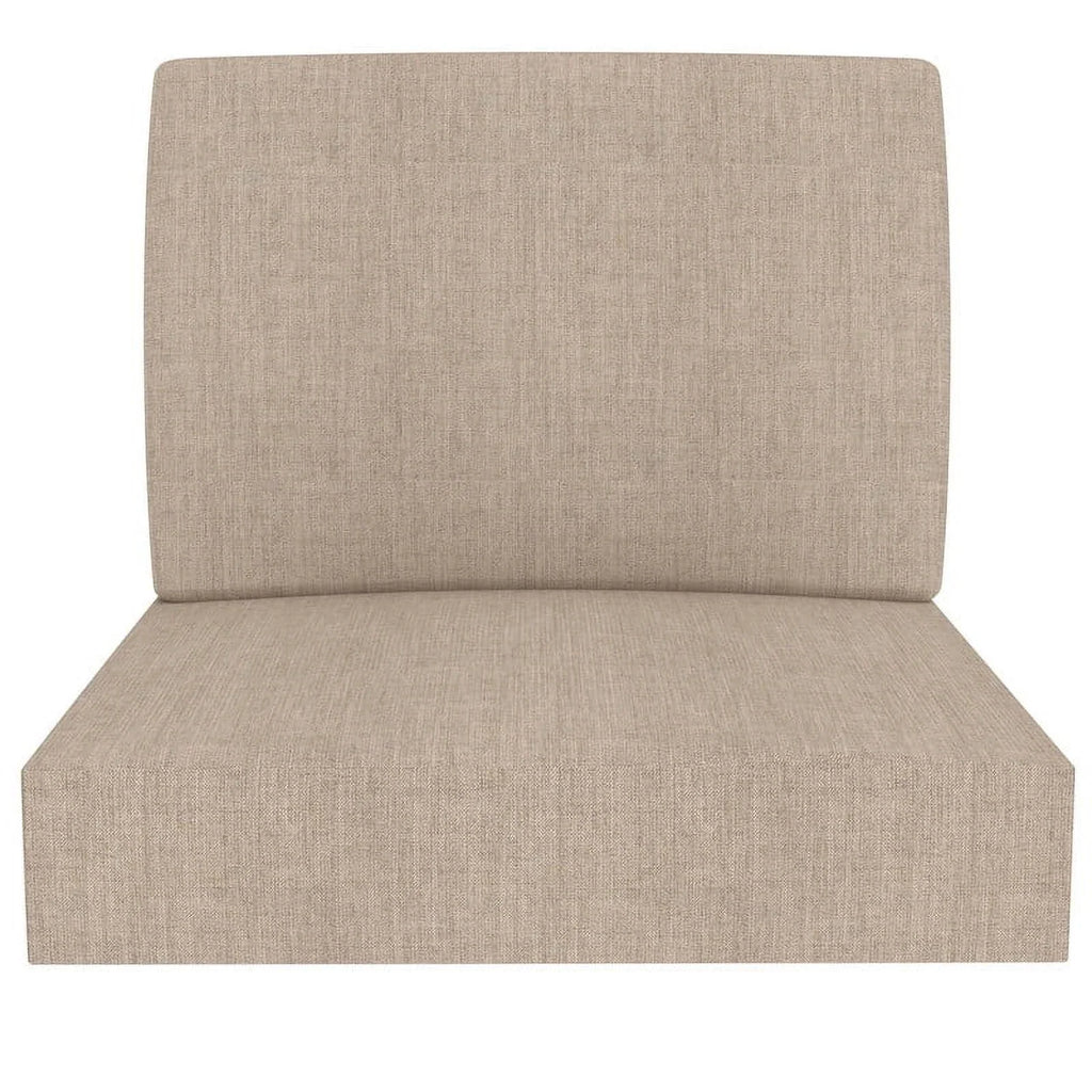 Covers&All Outdoor Sunbrella Deep Seat Cushion Set, Water, UV & Fade Resistant Patio Chair Cushions, High-Density 5" Thick Seat & Back Cushions for Outdoor Furniture