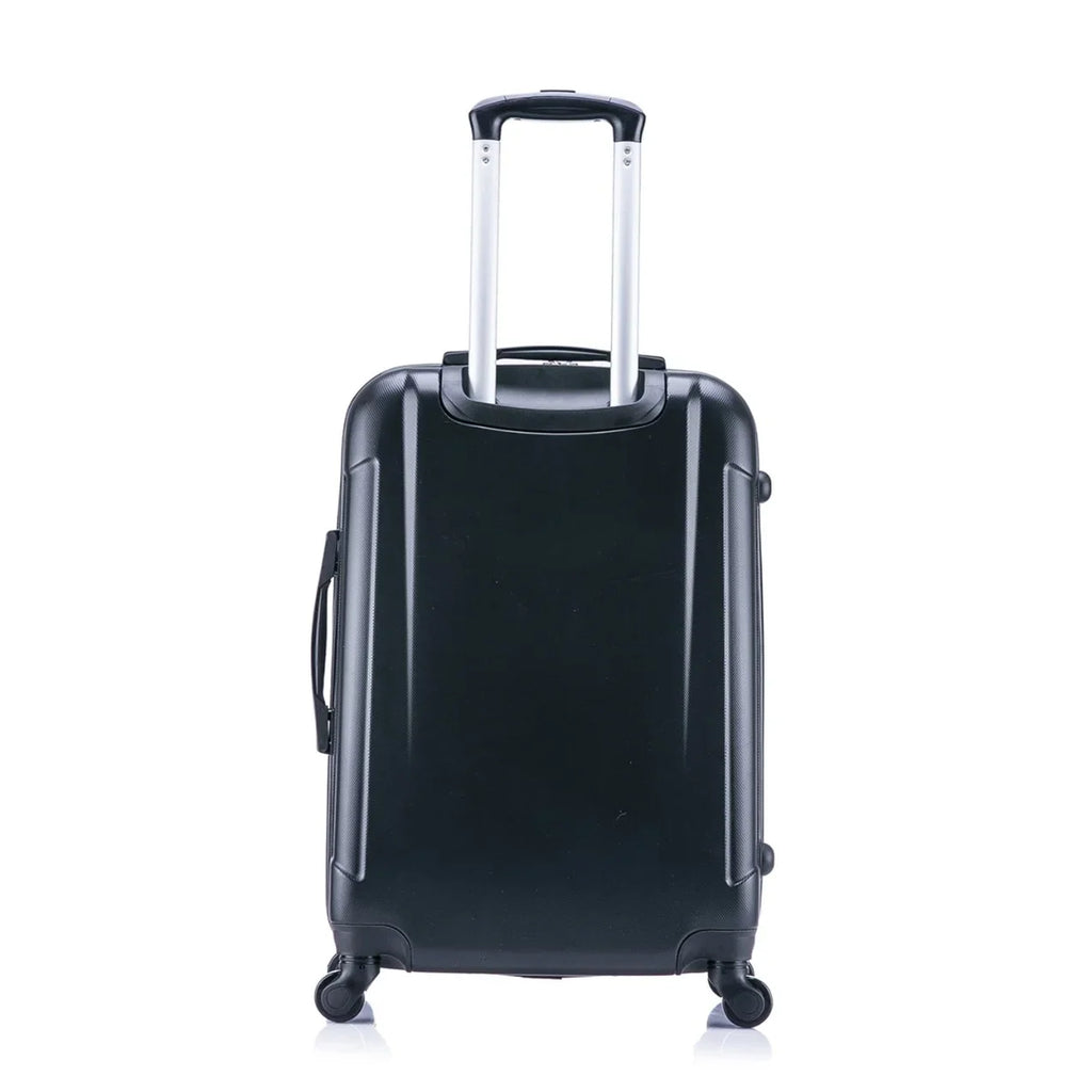 InUSA Pilot 3-Piece Hardside Luggage Sets with Spinner Wheels, Handle, Trolley, (20"/24"/28"), Blue