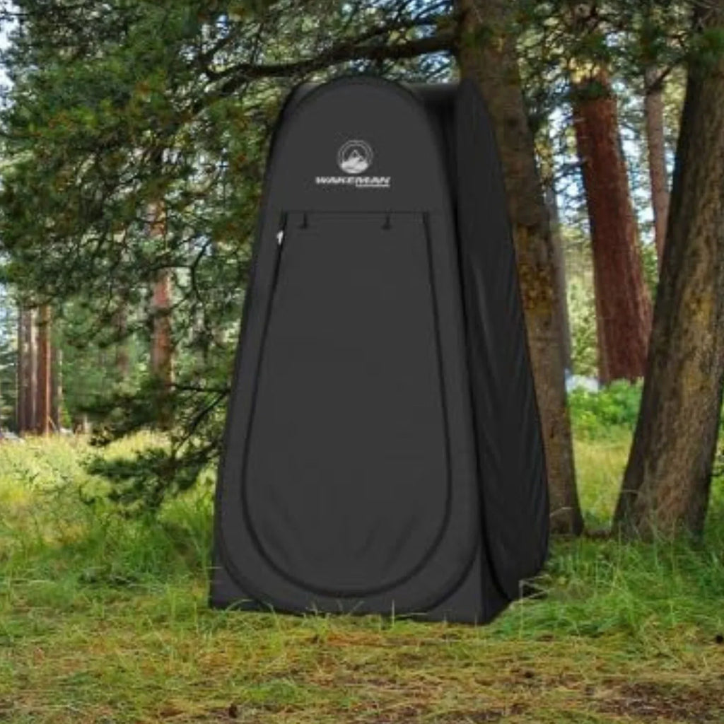 Wakeman Privacy Tent Portable Camping Pop Up Pod Tent Toilet Stall w/Carry Bag