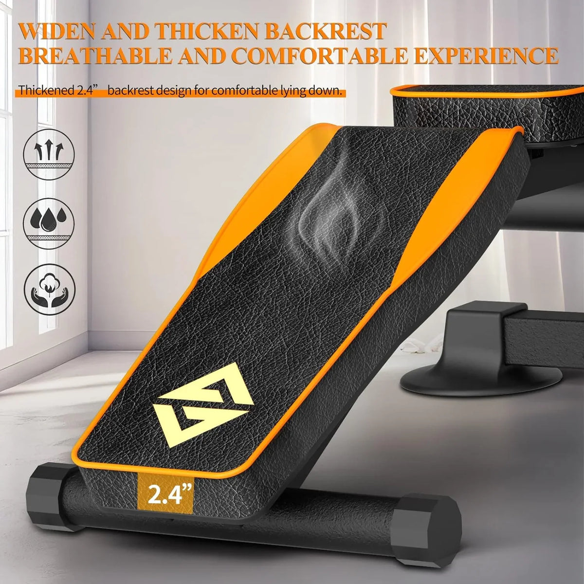 Z ZHICHI Adjustable Weight Bench, Multi-Function Workout Bench, 800LBS Capacity, 1 Pack