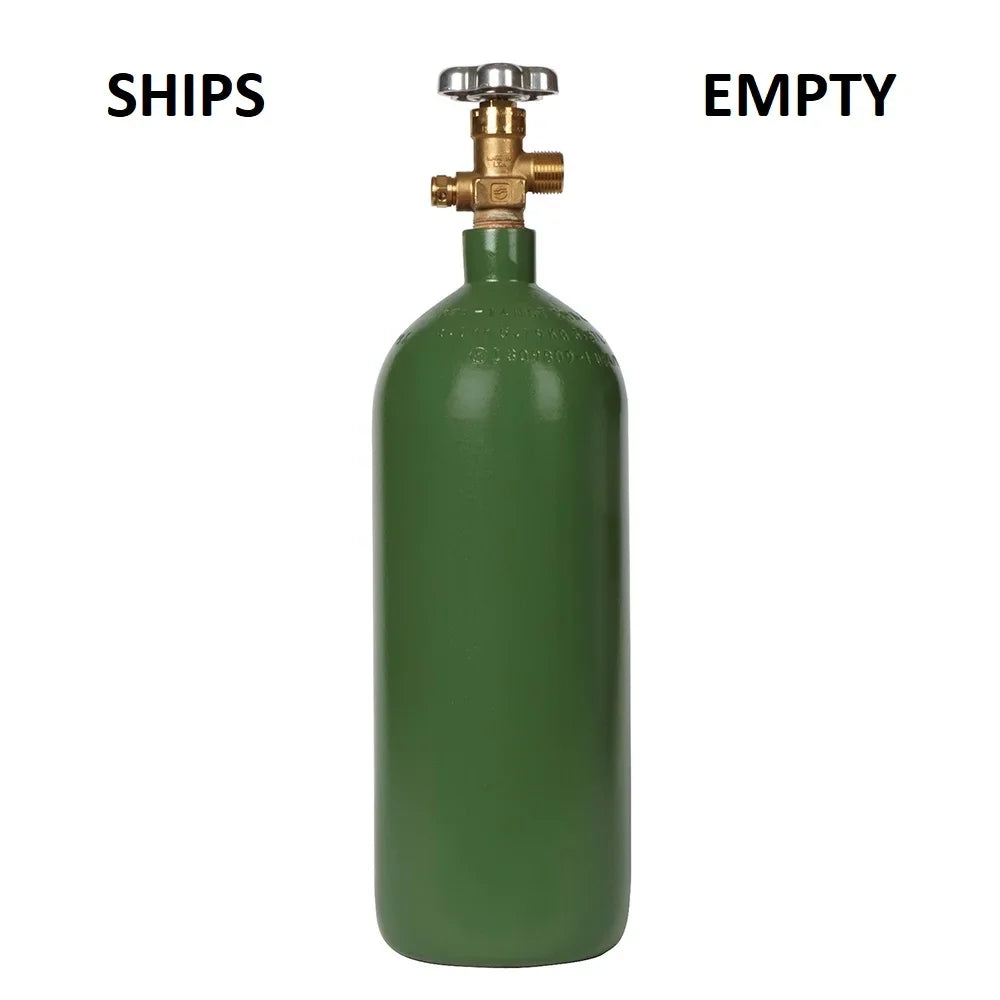 Steel Acetylene MC & 20 Cu ft Steel Oxy-Acetylene Welding Cylinder Set, 10 Cu ft, 2 Count