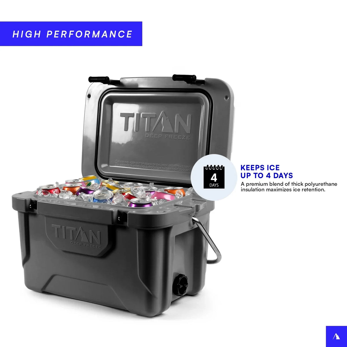 Titan by Arctic Zone™ 20 Quart/30 Can High Performance Hard Cooler - Blue