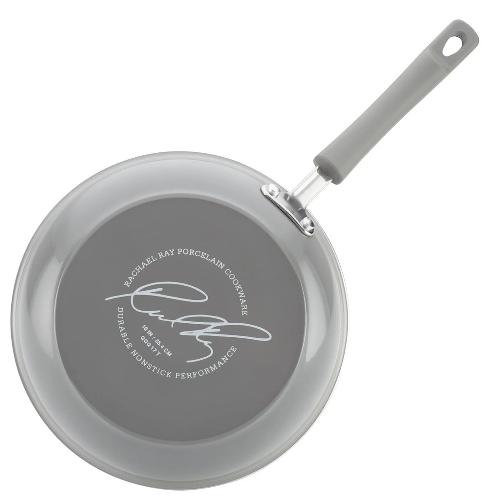 Rachael Ray 15-Piece Nonstick Pots and Pans Set/Cookware Set, Marine Blue
