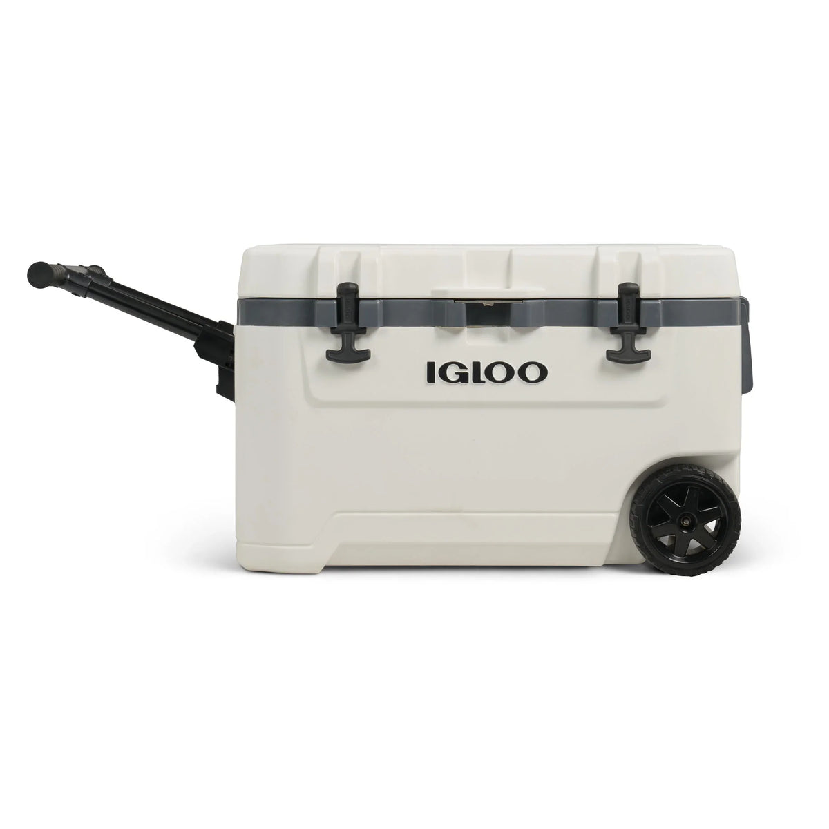 Igloo 72 QT Overland Ice Chest Cooler with Wheels, White