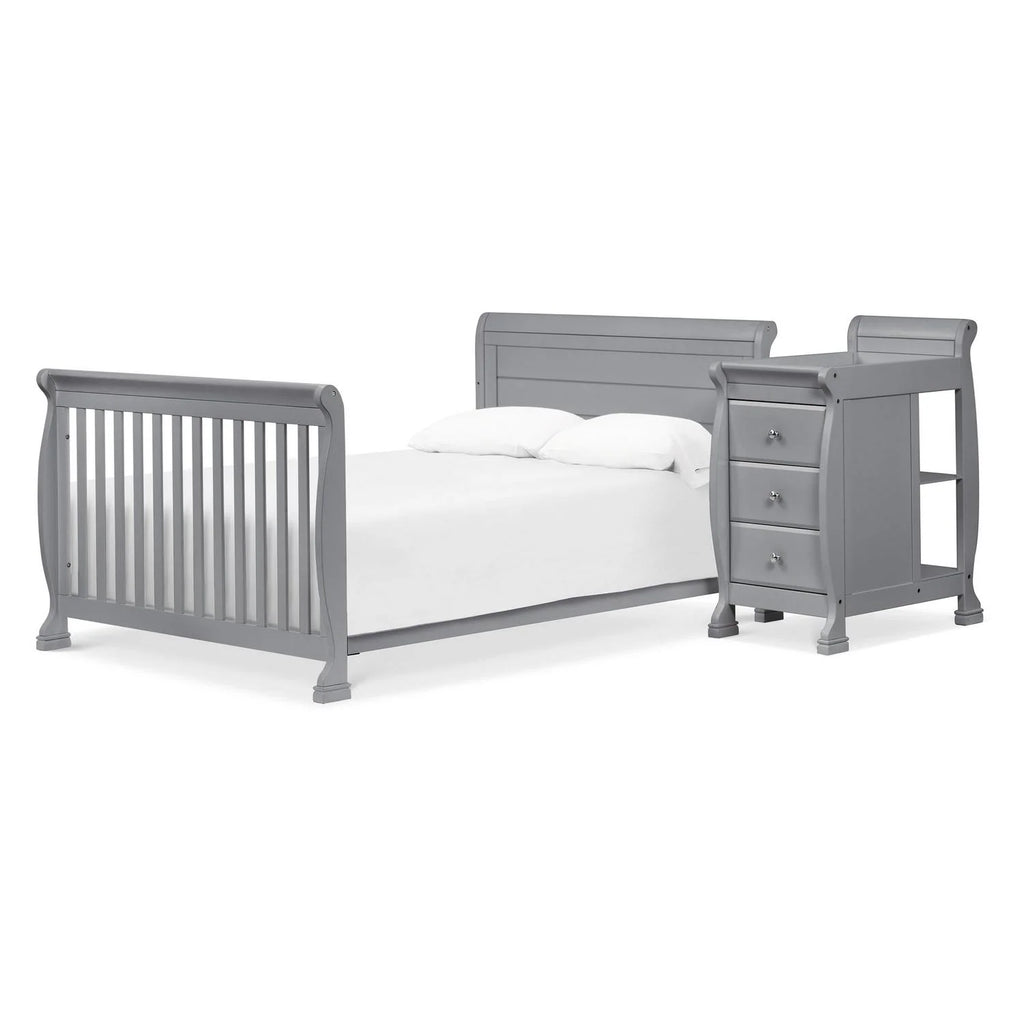 DaVinci Kalani 4-in-1 Convertible Crib & Changer in Grey