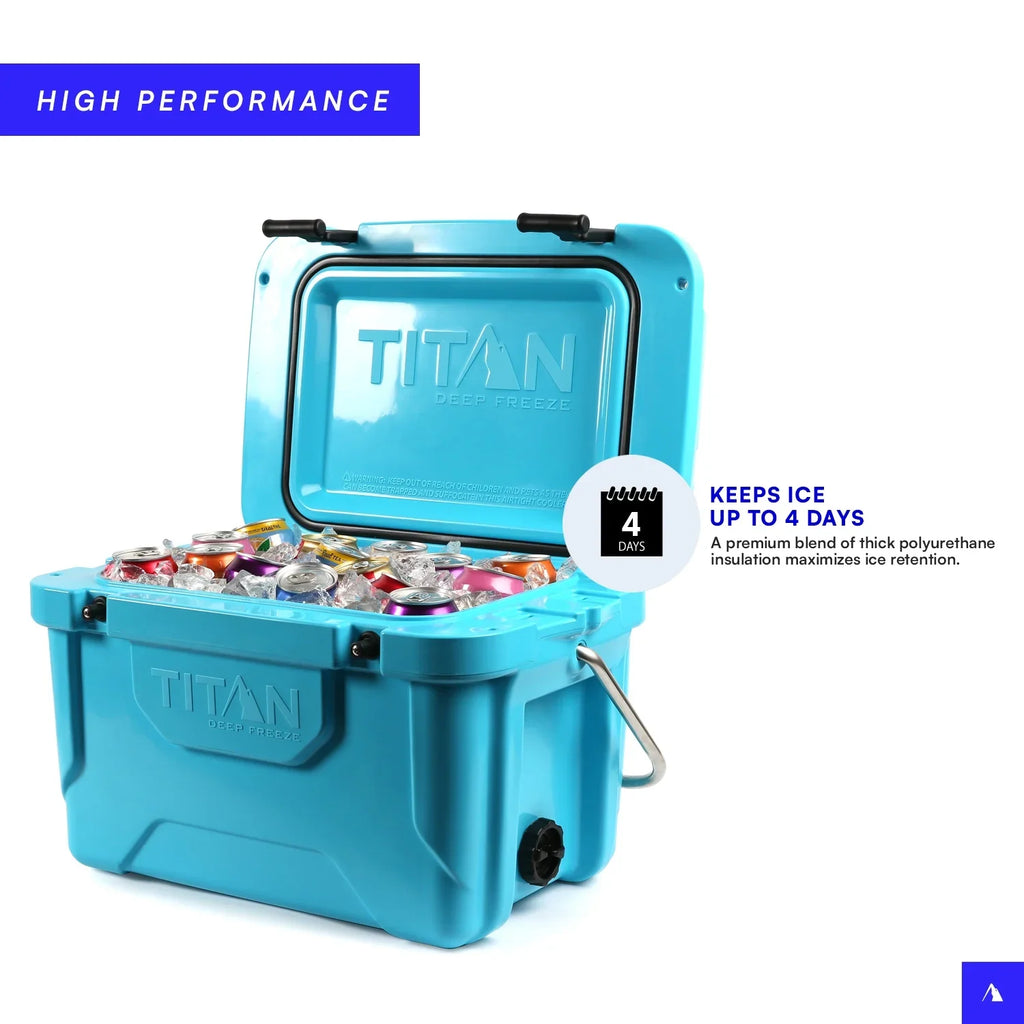 Titan by Arctic Zone™ 20 Quart/30 Can High Performance Hard Cooler - Blue