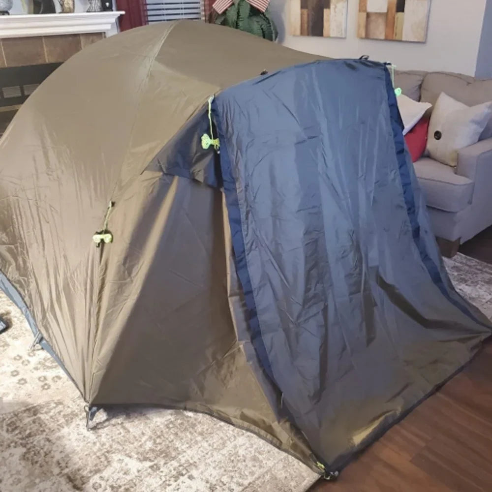 Night Cat Camping Tent 2-3 Man with Porch Family Backpacking Tent Double Layers