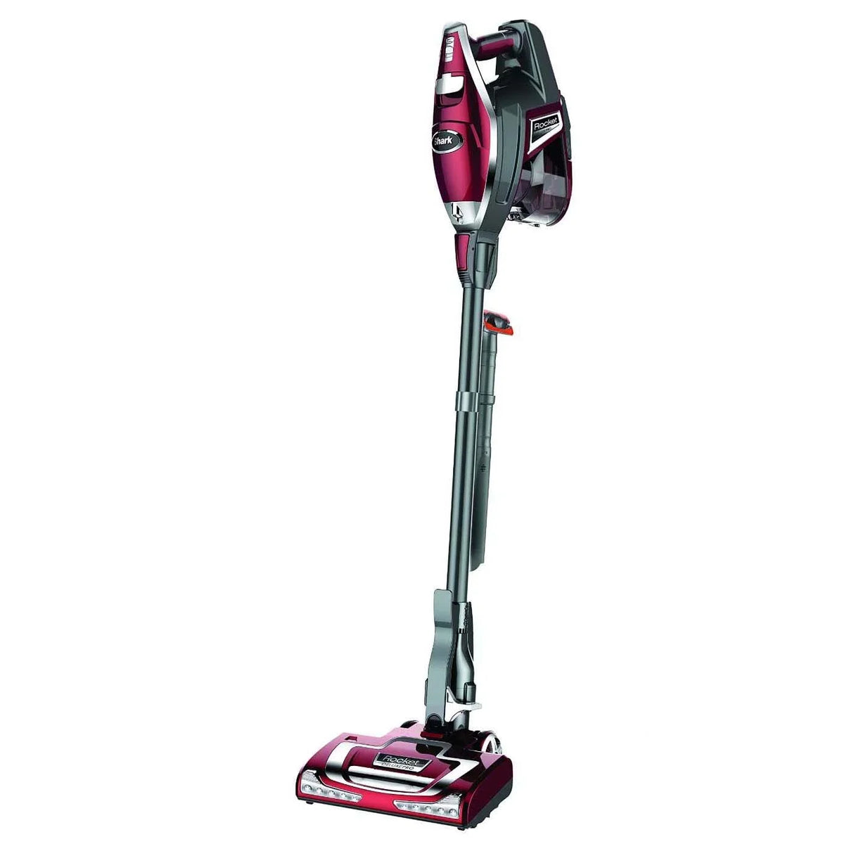 Shark Rocket Pro Corded Stick Vacuum, Removable Hand Vacuum, Hardwood Floors and Carpet, Advanced Swivel Steering, Pet-Friendly, XL Capacity, Ultra-Lightweight, HV370 Comet Red