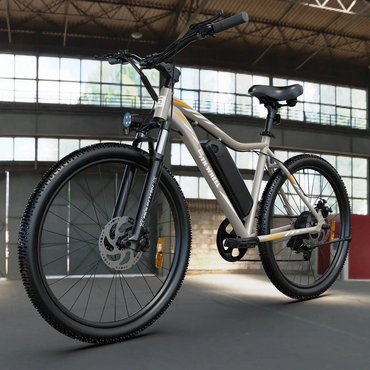 5TH WHEEL W17B 26" Electric Bike for Adult, 500W Peak Electric Bike with 36V 10.4Ah Removable Battery, Electric Bicycle with 7 Speed, UL2849