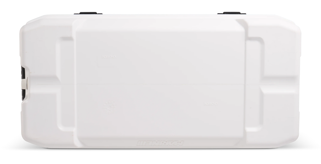 Igloo 100 QT Latitude Marine Ultra Hard-Sided Cooler, White and Moonscape Gray