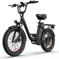 Electric Bike for Adults, 745W Peak Motor Ebike, 48V 13Ah Removable Battery, 20MPH,80 Miles Max, 20" Fat Tire Electric Bicycle with Colorful Display, All-Terrain E-Bike for Adults and Teens