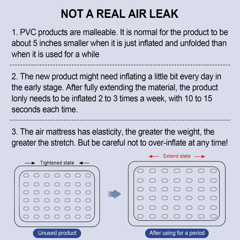 Luxury Queen Air Mattress with Built-In Battery Pump,Heavy-Duty Waterproof Veltex Surface for Indoor/Outdoor Use,Portable Inflatable Camping Bed & Guest Bed(Blue)