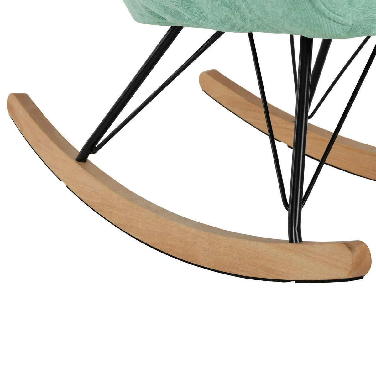 Baby Relax Noah Rocker Chair with Side Storage Pockets. Teal