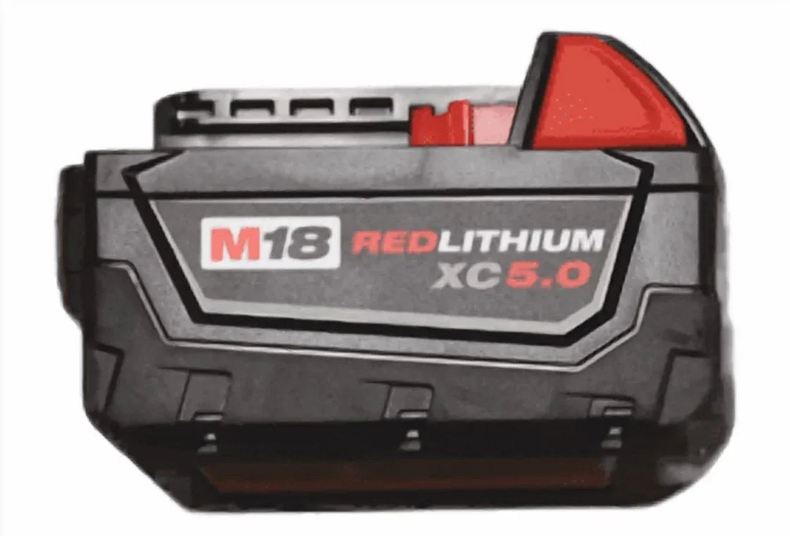 Milwaukee 48-11-1850 M18 REDLITHIUM XC 5.0Ah Battery Pack �C 18V Lithium-Ion Rechargeable Power Tool Battery