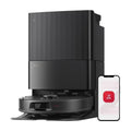 Roborock Qrevo S5V Robot Vacuum and Mop, 12000Pa Suction, FlexiArm Edge Mopping, Auto Mop Washing&Drying, Self-Emptying, Dual Zero-Tangle System, Smart Obstacle Avoidance, 10mm Mop Lifting