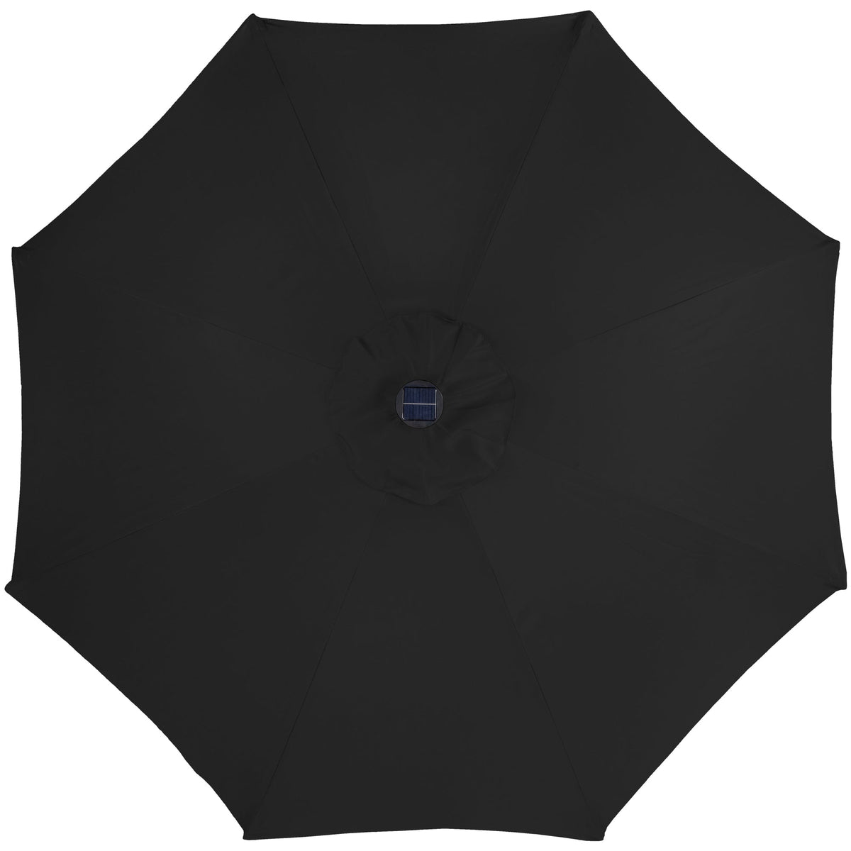 Northlight 9ft Solar Lighted Outdoor Patio Market Umbrella with Hand Crank and Tilt, Pink