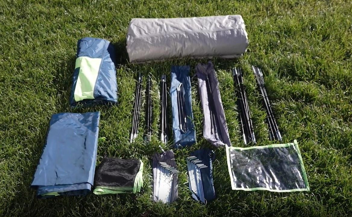 Ozark Trail 8 Person Dual Dome Tent - 17ft. x 9ft. - 21.89 lbs.