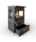 Northshire Stove 305-3D 100m2 Wood Burning Heat Efficient Mini Stove
