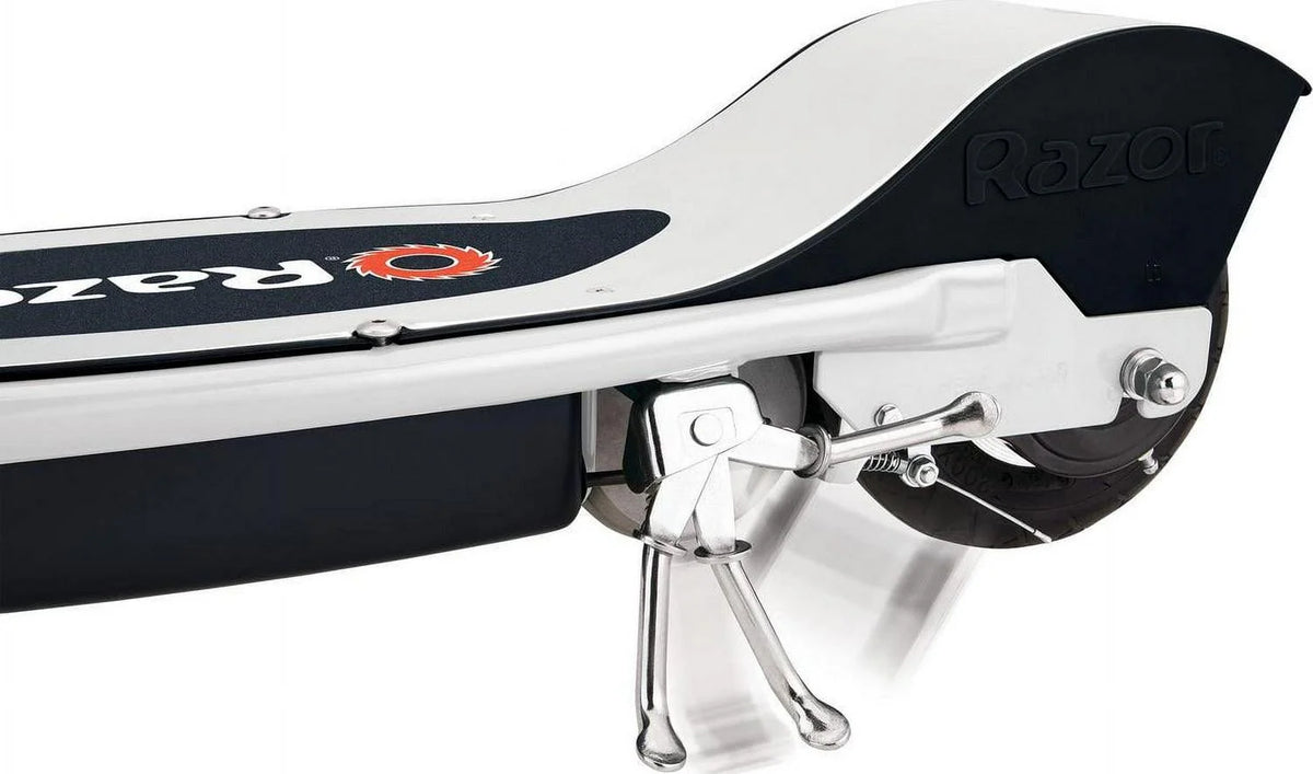 Razor E200 Electric Scooter - White/red. 200-Watt Motor. up to 12 mph. for Teen Ages 13+