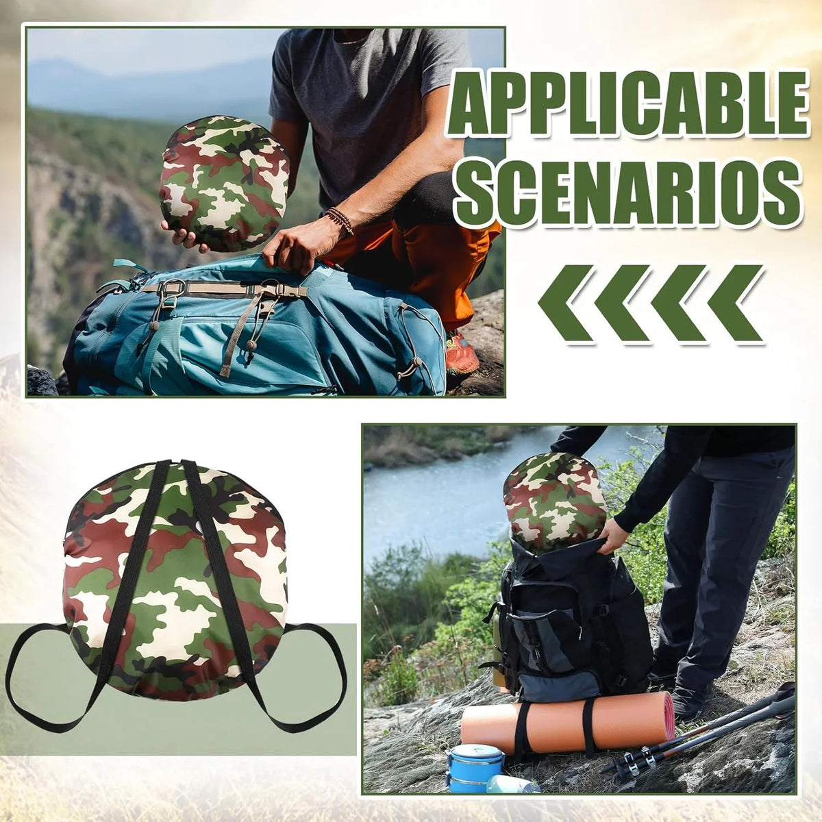 Breling Bivy Sack Waterproof Single Person Pop up Bivy Bag Cover Tent Sleeping Cover with Head Lightweight Warm Tent Windproof Anti Mosquito for Camping Hiking Backpacking Hunting Outdoor Survival