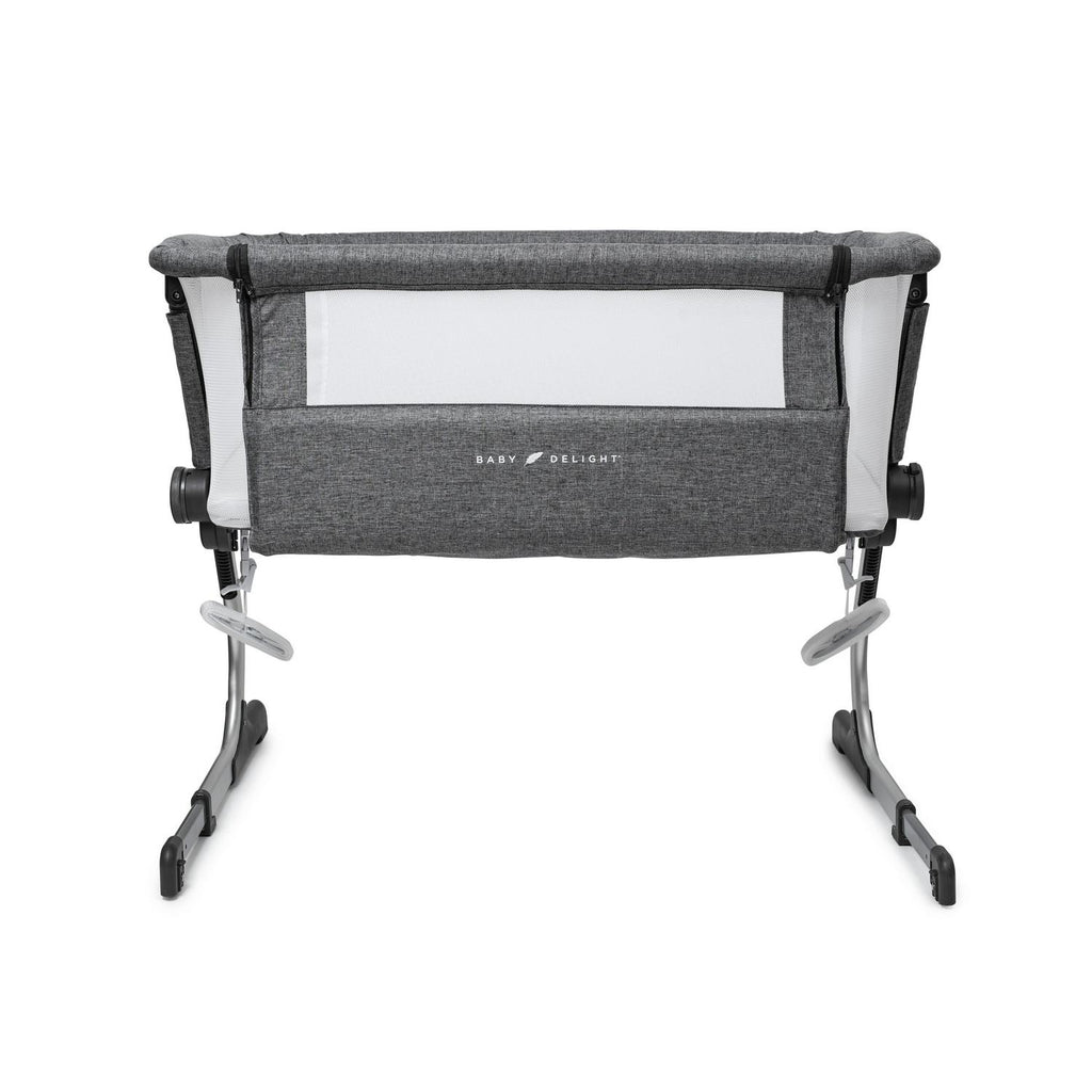 Baby Delight Beside Me Dreamer Bassinet & Bedside Sleeper. Charcoal Tweed. Ages 0-5 Months (Unisex)